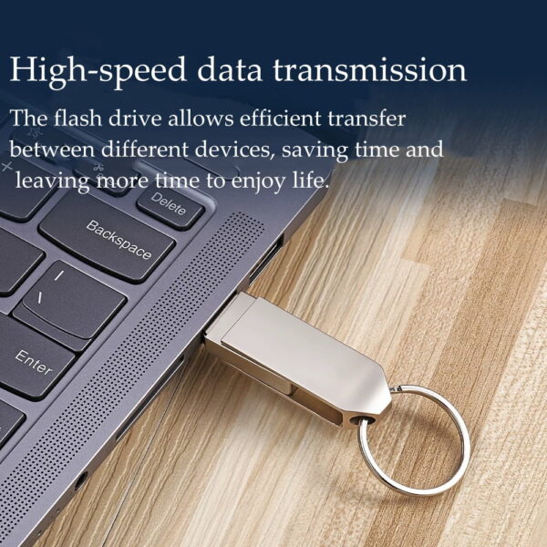 usb flash drive 1tb (932gb) metal thumb drive zinc alloy swivel design maolai