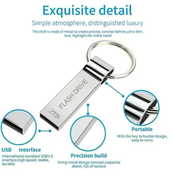 usb flash drive 2tb (2000gb) 1pcs thumb drive for pc, laptop & more maolai