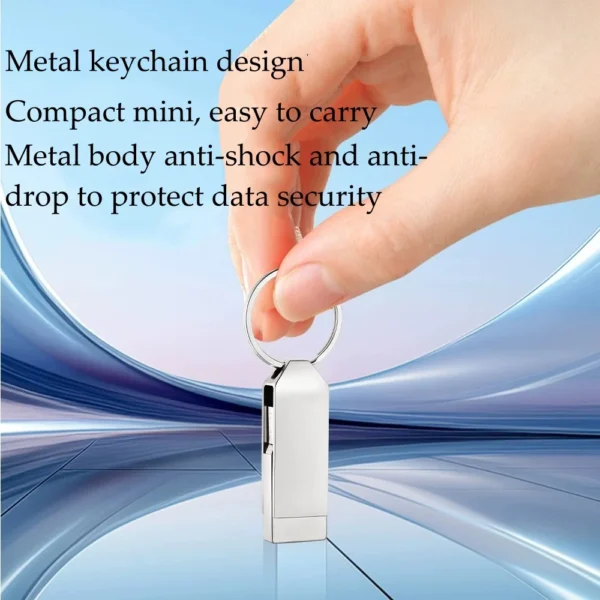 usb flash drive 1tb (932gb) metal thumb drive zinc alloy swivel design maolai