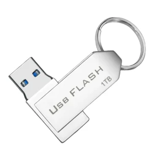 usb flash drive 1tb (932gb) metal thumb drive zinc alloy swivel design maolai